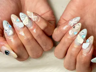 ネイル joieange 難波店 藤谷ルディアのネイルデザイン