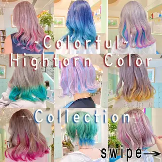 ロング カラー Re:ta Hair 飯田淳平のヘアスタイル