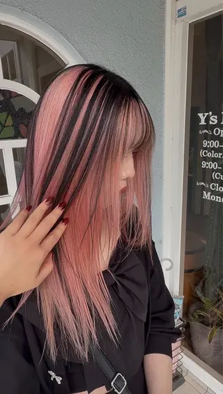 ロング カラー Y'sBlue丸亀店所属・カラー大好き🌈 カットモデル募集中のヘアスタイル