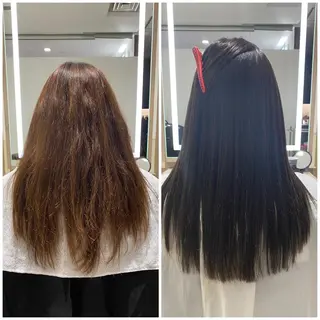 セミロング カラー 韓国レイヤー/ 顔周り💕田中将吾のヘアスタイル