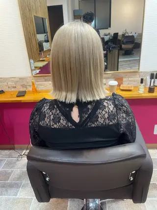 ミディアム カラー カラー#ブリーチ⭐️ STAR☆RIVERのヘアスタイル
