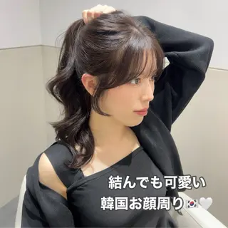 ロング カラー 🩷韓国ヘア/ヨシン モリ🩷Maikaのヘアスタイル