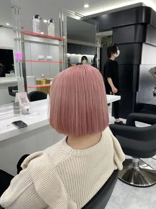 カラー 曲がる縮毛矯正✨️ パーマ🌀 晃哉‎のヘアスタイル