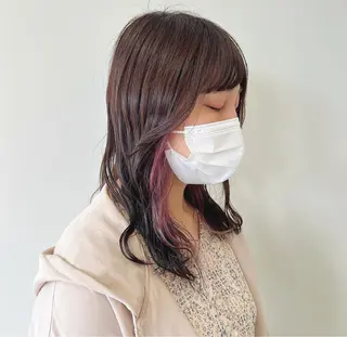 ミディアム 切りっぱなしボブ 👩🏼ミニボブのヘアスタイル