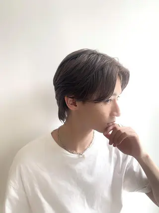 ミディアム カラー メンズ メンズStylist 山根慧のヘアスタイル