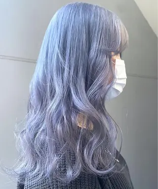 ロング カラー hair salon dot.tokyo color所属・MANAMI 🥀ウルフカットのヘアスタイル