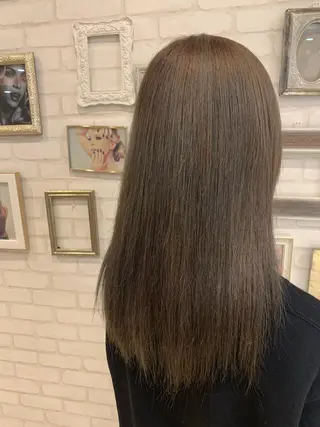 ロング カラー 【髪質改善】 夏目結以のヘアスタイル