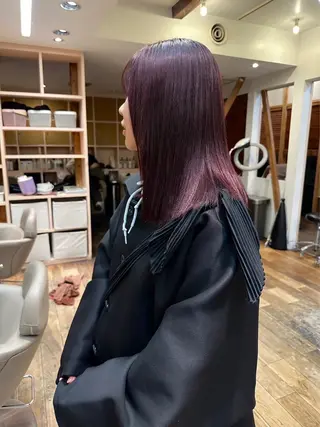 ミディアム Null 表参道所属・岩下昂世/ ハイトーン/デザインのヘアスタイル