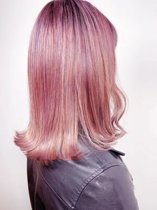 ミディアム カラー tension 【テンション】のヘアスタイル