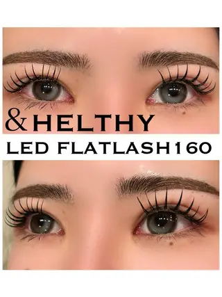 マツエク・マツパ シュガーレイ所属・バインドロック🦋 アンドヘルシーのマツエク・マツパデザイン