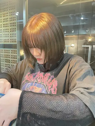 ミディアム カラー 表参道/髪質改善・ 透明感 colorのヘアスタイル