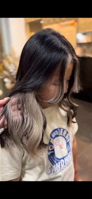 カラー 橋本 風花のヘアスタイル