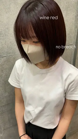 ショート カラー レイヤー/ブロンド 透明感カラー/ヒロトのヘアスタイル