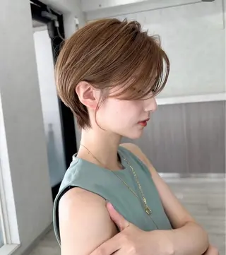 ショート nex the salon coall所属・🫧似合わせショート イシダ🫧のヘアスタイル