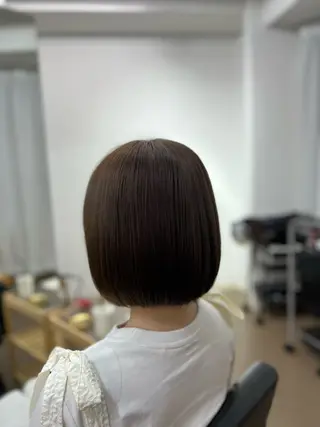ショート カラー 神戸ボブ✂️ ioe三宮/田 伸佳のヘアスタイル