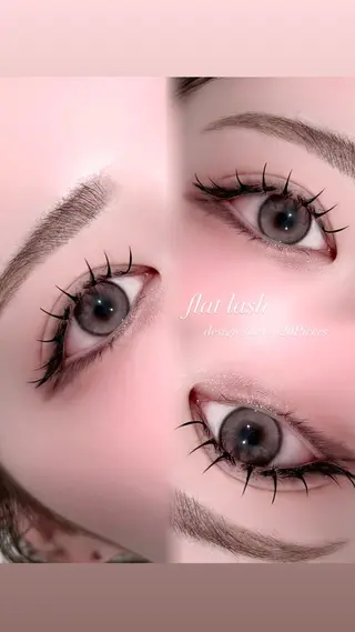 マツエク・マツパ ♡🎀束感まつげ/ rua🎀♡のマツエク・マツパデザイン