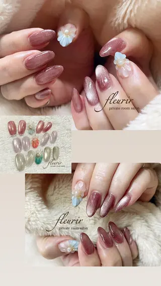 ネイル フルリール 【プライベートサロンのネイルデザイン