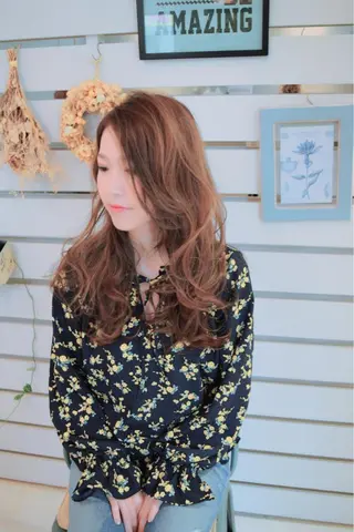 ロング 柴田泰秀sotti. 髪質改善/ブリーチのヘアスタイル