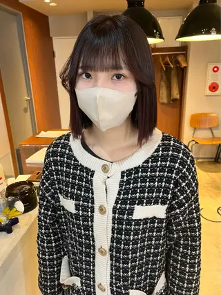 ミディアム カラー 🩷ハイトーン透明感 レイヤー🩷ユリカのヘアスタイル