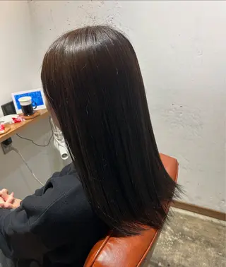 ロング カラー メンズカットモデル/ 犬塚愛奈のヘアスタイル