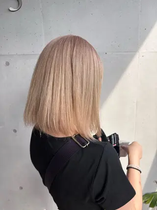 ロング カラー 似合わせハイトーン 👾はちすのヘアスタイル