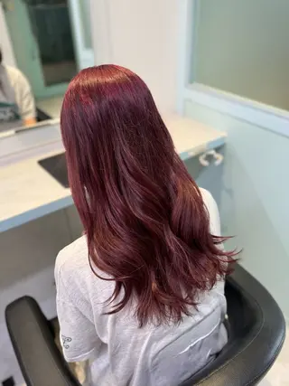 セミロング 🩷モテ髪＆透明感 🩷ミルクティー🩷のヘアスタイル