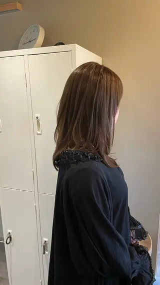 セミロング カラー 鎌田卓也/髪質改善 /透明感カラーのヘアスタイル