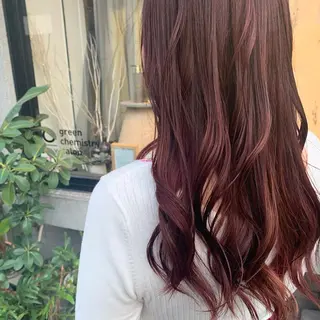 ロング 艶髪color💎髪 質改善ストレート大吉のヘアスタイル