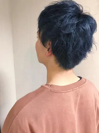 カラー メンズ ケアブリーチ /髪質 改善/古橋圭史郎のヘアスタイル