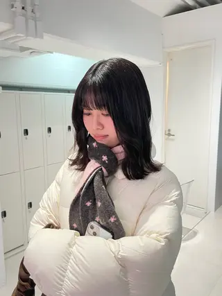 ミディアム とば みゆうのヘアスタイル