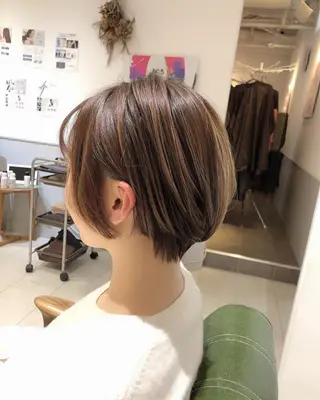 ショート eins.hair所属・過去一の柔髪ヘア 🌿einshairのヘアスタイル