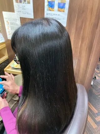 ロング カラー katae sayoriのヘアスタイル