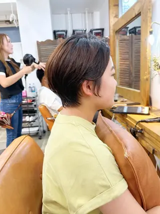 ショート newline銀座所属・👑銀座ショート/ 絶壁補正/金子涼👑のヘアスタイル