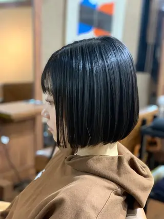 ショート 武田尚子🌸 自然に仕上がる矯正のヘアスタイル