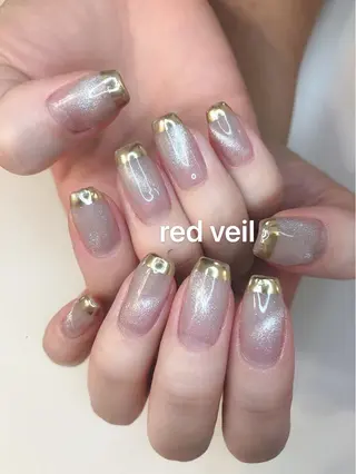 セミロング ネイル 長さ出し専門 nynaのネイルデザイン