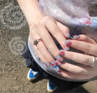 ネイル mori yuina ┆͓̽ NUDGEのネイルデザイン