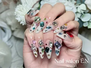 ネイル E.N🦋 長さ出し/持ち込みのネイルデザイン