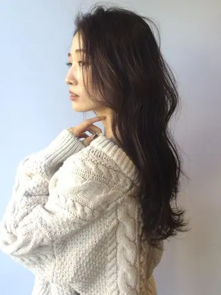 カラー ロング ブリーチ/ヘアケア/ 艶髪/イギチハルのヘアスタイル