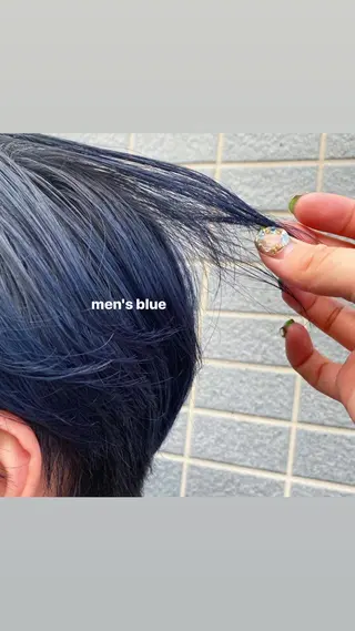 ショート カラー メンズ パーマ指名No1 /namiのヘアスタイル