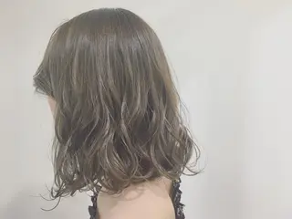 ミディアム カラー てんま さやかのヘアスタイル