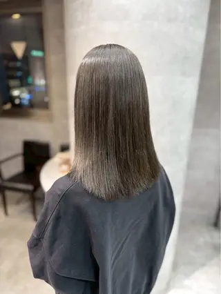 ミディアム lana hair 新宿/髪質改善/韓国のヘアスタイル