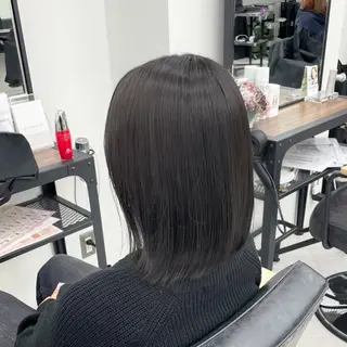 ミディアム カラー パーマ ヘアアレンジ メンズ mona/ ストレートスタイル✨のヘアスタイル