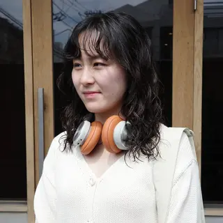 ミディアム パーマ ミディアムパーマ /癖毛パーマのヘアスタイル