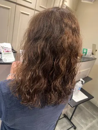 セミロング パーマ appeler所属・Appeler Kana yのヘアスタイル