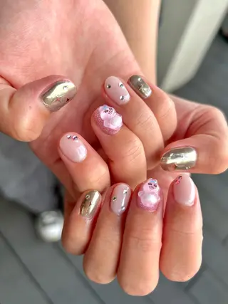 ネイル Mana  🫧 パラジェル⌇自由が丘のネイルデザイン