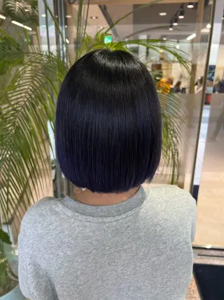 カラー 晶／艶髪カラー ／トリートメントのヘアスタイル