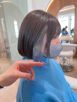 ミディアム カラー 韓国レイヤー🇰🇷 韓国研修◎渋谷カイトのヘアスタイル
