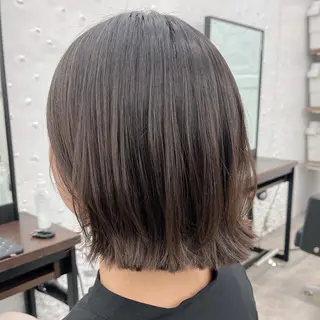 ショート カラー ヘアアレンジ 🌱ボブ/レイヤー/ ベージュ/あやみ✨のヘアスタイル