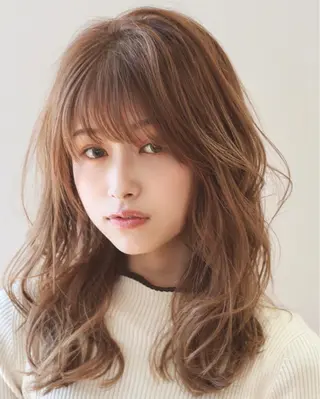 ロング 韓国レイヤー✨ yasuko銀座のヘアスタイル