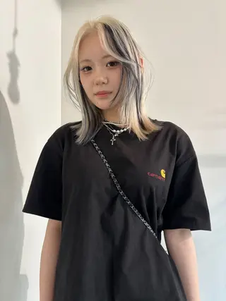 ミディアム Zoey きゃなのヘアスタイル